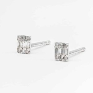 Mondevio Silver Bead Hoop Earrings  -  Giftoria - zestawy prezentowe