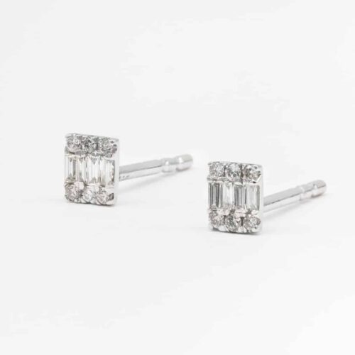 Mondevio Silver Bead Hoop Earrings  -  Giftoria - zestawy prezentowe