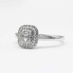 Infinity X.O Diamond Ring in Sterling Silver - Giftoria - zestawy prezentowe Infinity X.O Diamond Ring in Sterling Silver - Giftoria - zestawy prezentowe