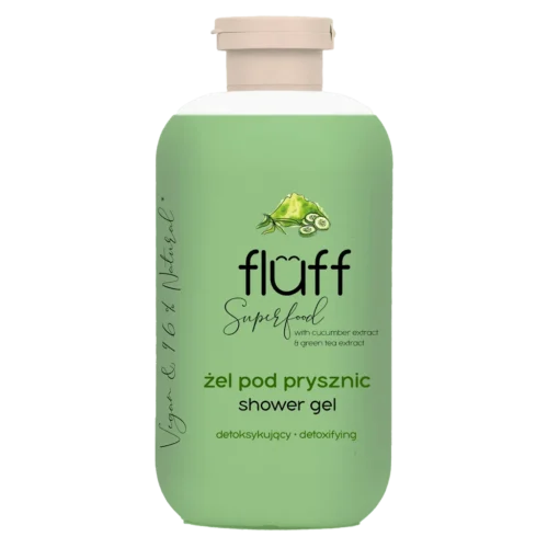 Fluff Żel pod&nbsp;prysznic – Ogórek & Zielona Herbata  -  Giftoria - zestawy prezentowe 3