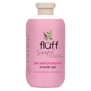 Fluff Żel pod&nbsp;prysznic – Kudzu & Kwiat Pomarańczy  -  Giftoria - zestawy prezentowe
