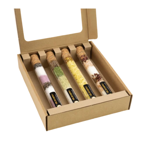 Zestaw soli w fiolkach - Giftoria - zestawy prezentowe 2 Zestaw soli w fiolkach - Giftoria - zestawy prezentowe 2