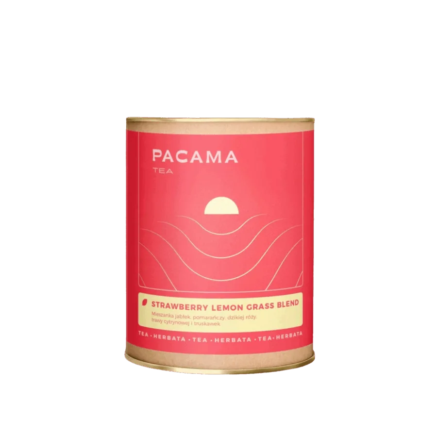 Herbata Strawberry Lemon Grass Blend  -  Giftoria - zestawy prezentowe 2