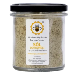 Sól do&nbsp;kąpieli CYTRYNOWA WERBENA  -  Giftoria - zestawy prezentowe