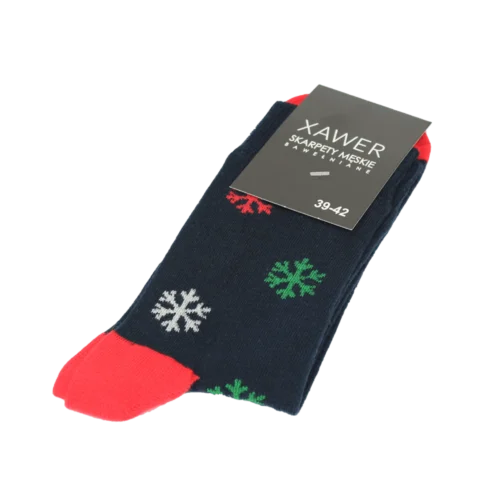 Świąteczne skarpetki – wzór 1  -  Giftoria - zestawy prezentowe