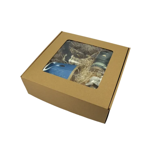 Dekoracyjna misa ceramiczna Niebieski Kwiat o&nbsp;unikalnym kształcie  -  Giftoria - zestawy prezentowe