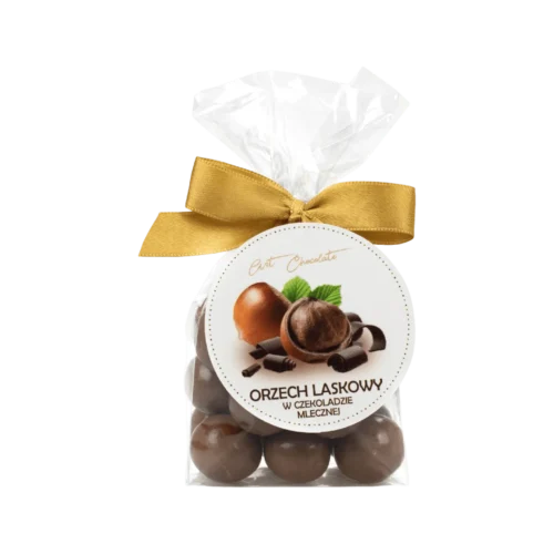 Orzechy laskowe w czekoladzie mlecznej - Giftoria - zestawy prezentowe Orzechy laskowe w czekoladzie mlecznej - Giftoria - zestawy prezentowe