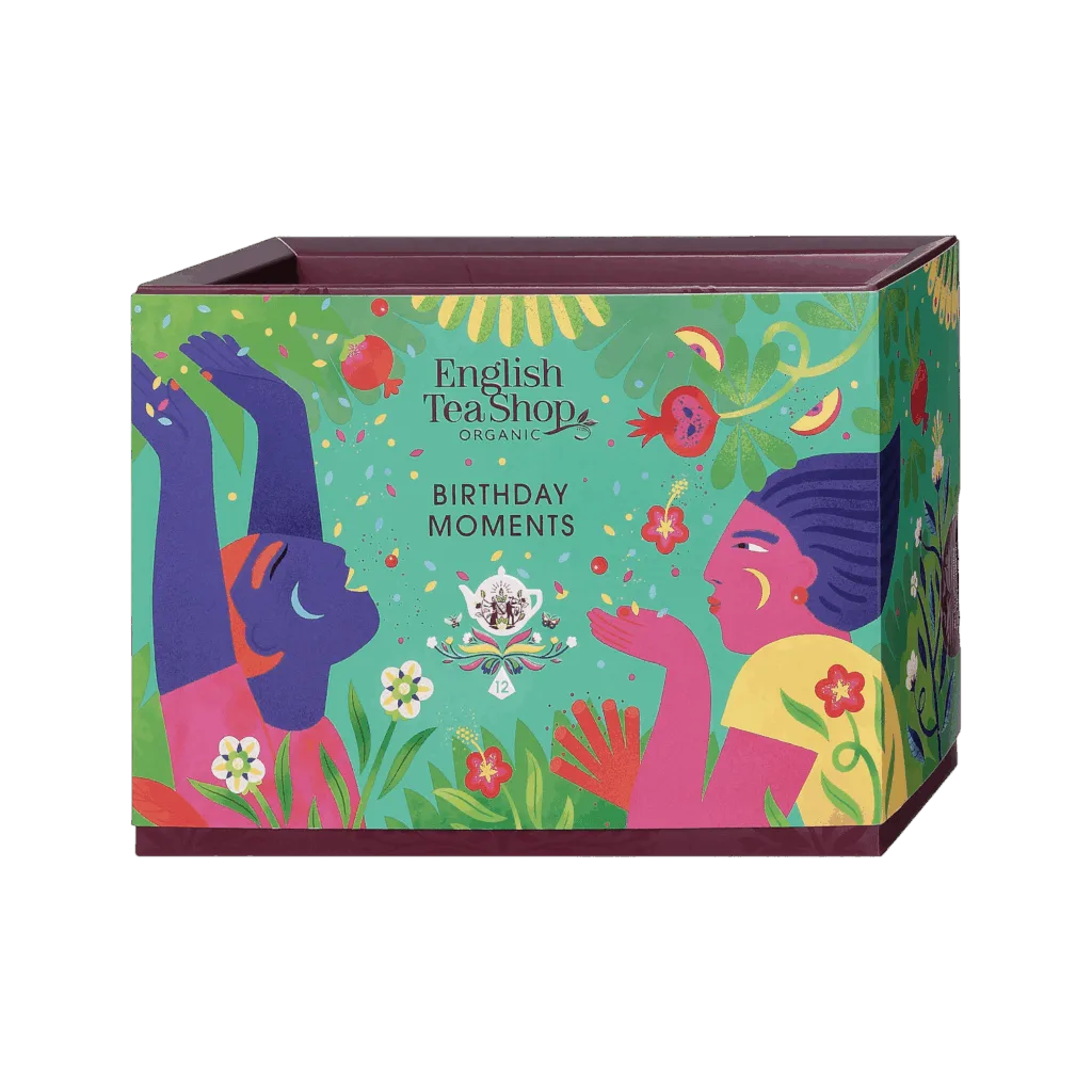 Birthday Moments – 12 herbacianych piramidek  -  Giftoria - zestawy prezentowe