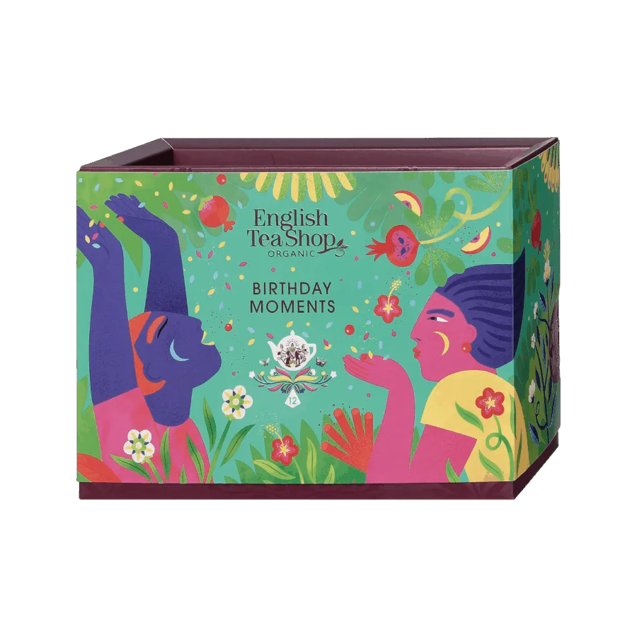 Birthday Moments – 12 herbacianych piramidek  -  Giftoria - zestawy prezentowe 2