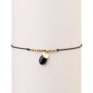 Bransoletka na&nbsp;nici jedwabnej z&nbsp;Agatem  -  Giftoria - zestawy prezentowe