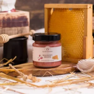 Miód wielokwiatowy z maliną – malinowy miodek - Giftoria - zestawy prezentowe Miód wielokwiatowy z maliną – malinowy miodek - Giftoria - zestawy prezentowe