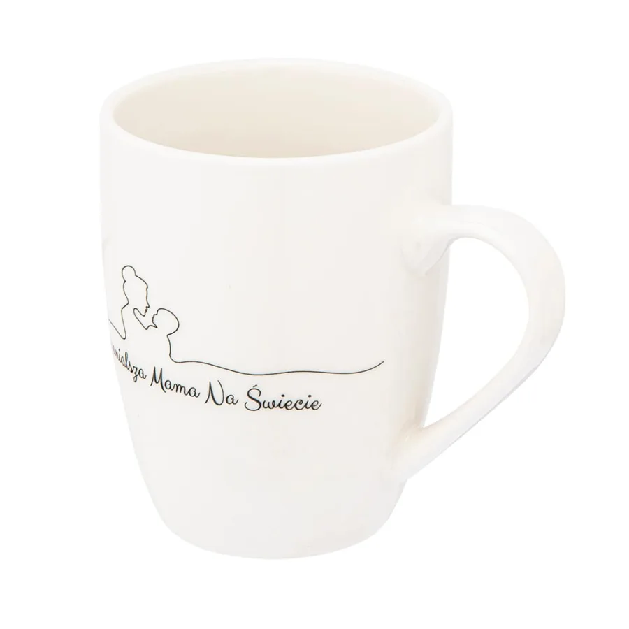 Kubek porcelanowy Najwspanialsza Mama 340 ml  -  Giftoria - zestawy prezentowe 2