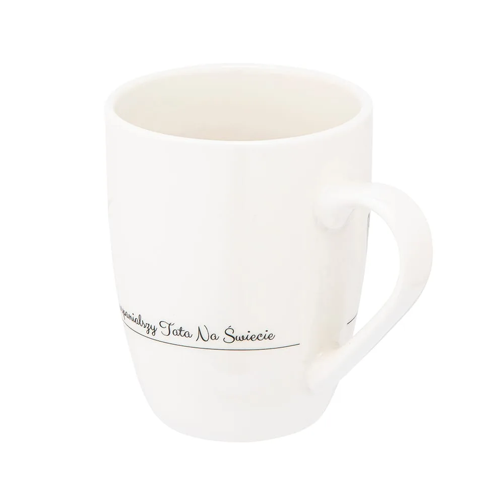 Kubek porcelanowy Najwspanialszy Tata 340 ml  -  Giftoria - zestawy prezentowe 2
