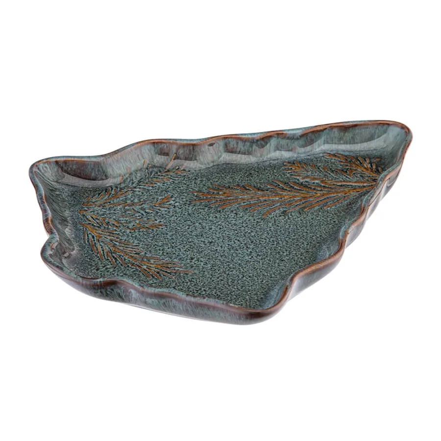 Sosnowy Las – Ceramiczny Półmisek Choinka 16×13 cm  -  Giftoria - zestawy prezentowe 3