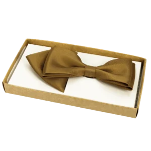 Elegancka męska muszka gładka z&nbsp;wypustką – wzór 4  -  Giftoria - zestawy prezentowe