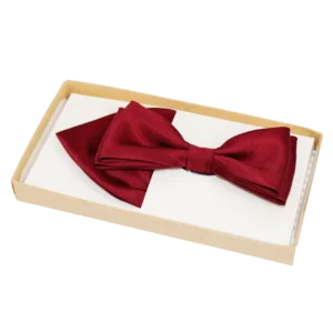 Elegancka męska muszka gładka z&nbsp;wypustką – wzór 7  -  Giftoria - zestawy prezentowe