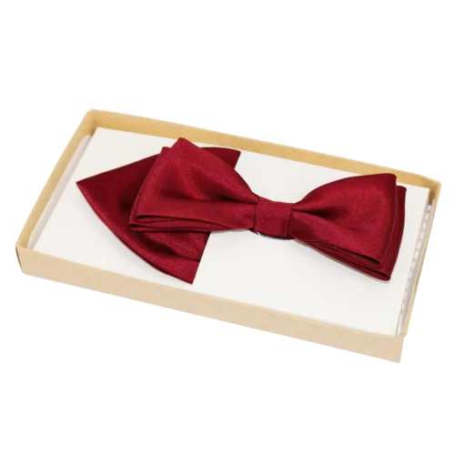 Elegancka męska muszka gładka z wypustką – wzór 7 - Giftoria - zestawy prezentowe Elegancka męska muszka gładka z wypustką – wzór 7 - Giftoria - zestawy prezentowe