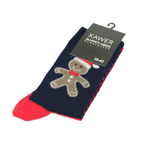 Świąteczne skarpetki – wzór 3  -  Giftoria - zestawy prezentowe