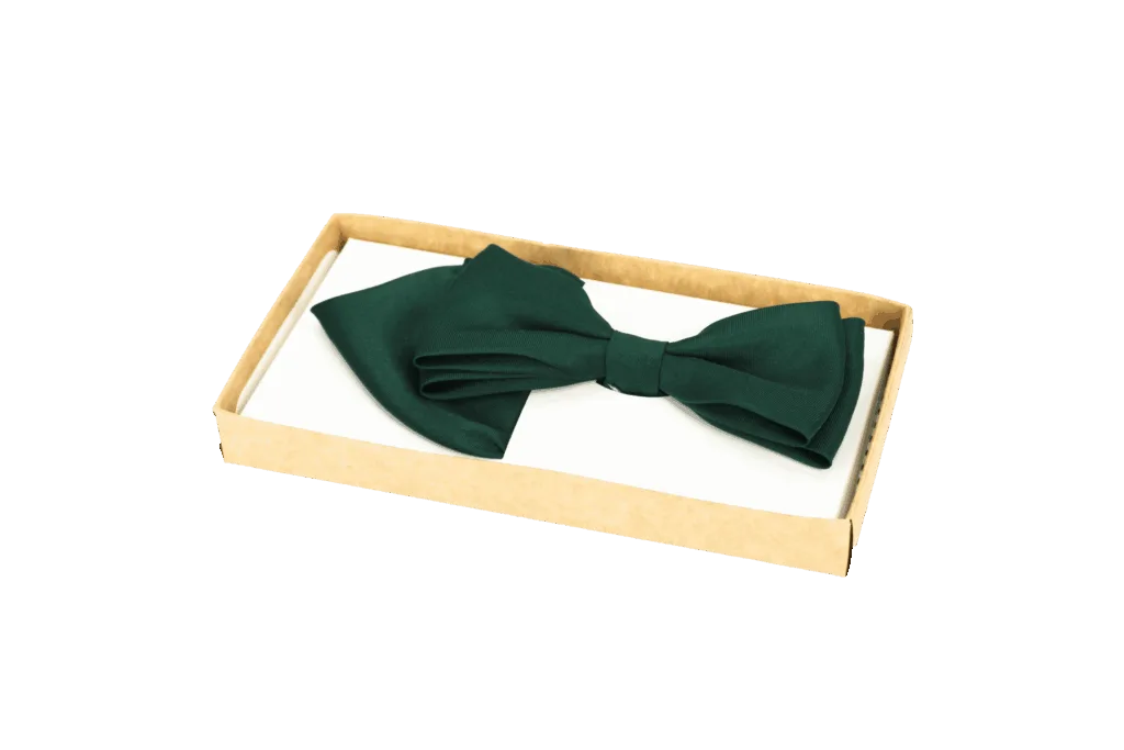 Elegancka męska muszka gładka z wypustką – wzór 11  -  Giftoria - zestawy prezentowe