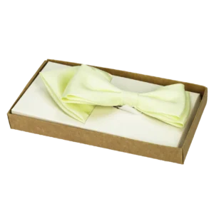 Elegancka męska muszka gładka z&nbsp;wypustką – wzór 15  -  Giftoria - zestawy prezentowe