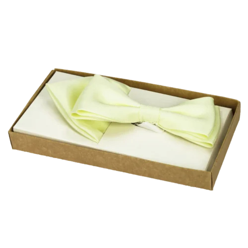 Elegancka męska muszka gładka z&nbsp;wypustką – wzór 15  -  Giftoria - zestawy prezentowe