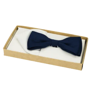 Elegancka męska muszka gładka z&nbsp;wypustką – wzór 16  -  Giftoria - zestawy prezentowe