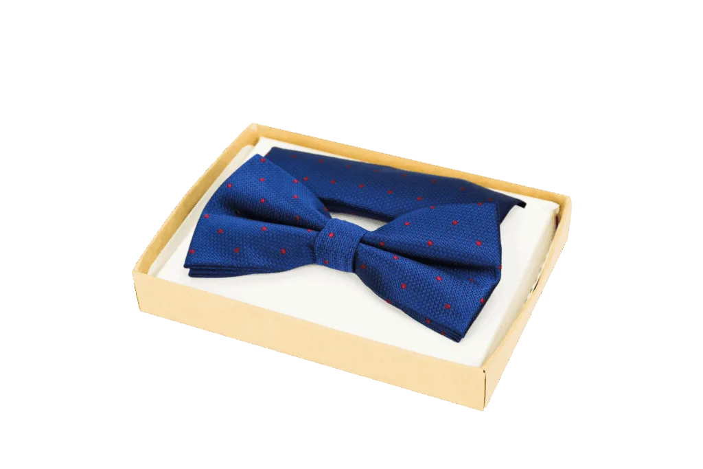 Elegancka męska muszka gładka z wypustką – wzór 20  -  Giftoria - zestawy prezentowe