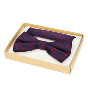 Elegancka męska muszka gładka z&nbsp;wypustką – wzór 21  -  Giftoria - zestawy prezentowe