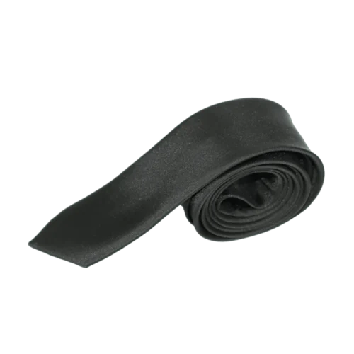 Krawat elegancki w kolorze czarnym – klasyczny styl regular - Giftoria - zestawy prezentowe Krawat elegancki w kolorze czarnym – klasyczny styl regular - Giftoria - zestawy prezentowe