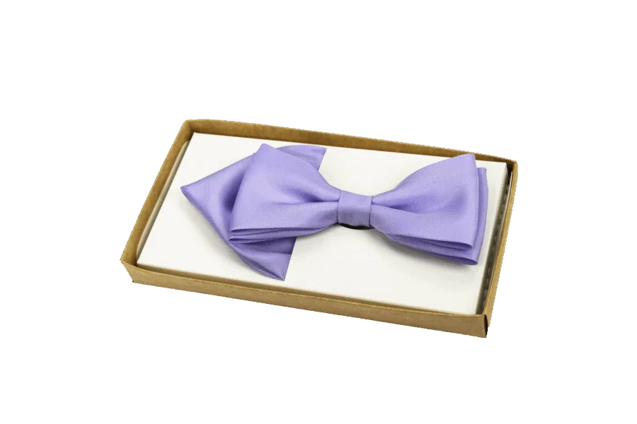 Elegancka męska muszka gładka z wypustką – wzór 2  -  Giftoria - zestawy prezentowe 2