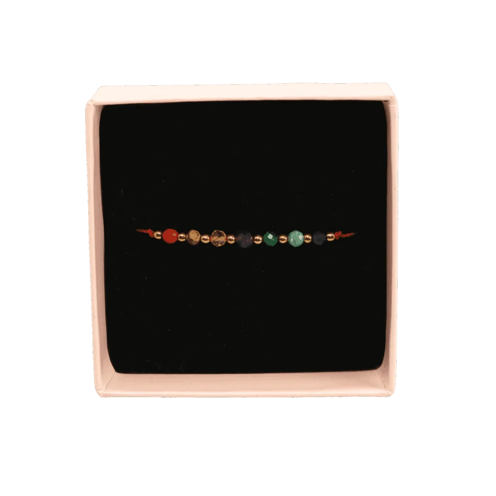 Bransoletka czerwona czakry  -  Giftoria - zestawy prezentowe