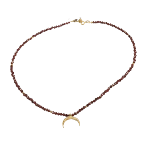 Naszyjnik Róg obfitości bordowy - Giftoria - zestawy prezentowe Naszyjnik Róg obfitości bordowy - Giftoria - zestawy prezentowe