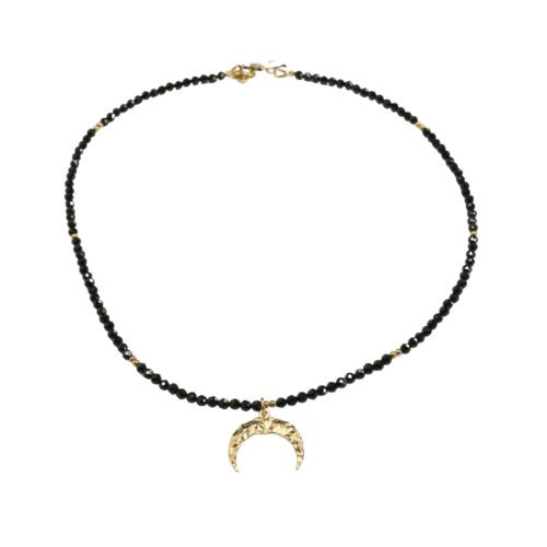 Naszyjnik Róg obfitości czarny  -  Giftoria - zestawy prezentowe