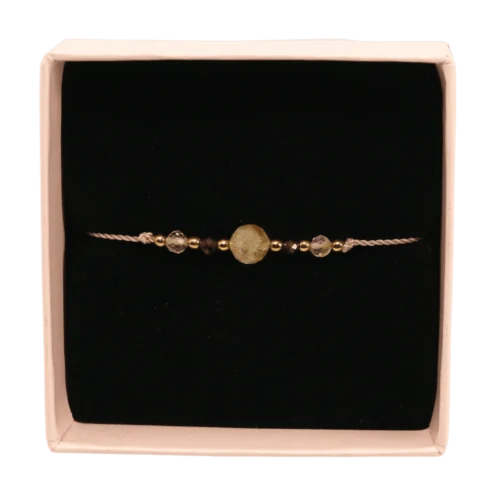 Bransoletka zodiakalna pozłacana – Lew  -  Giftoria - zestawy prezentowe