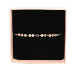 Bransoletka zodiakalna srebrna – Ryby  -  Giftoria - zestawy prezentowe