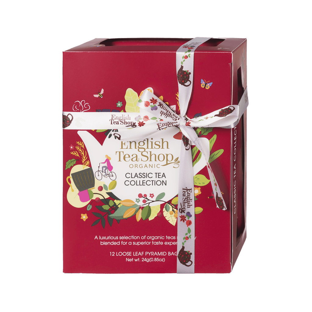 Classic Tea Collection Red – 12 Piramidek (Opakowanie EKO)  -  Giftoria - zestawy prezentowe