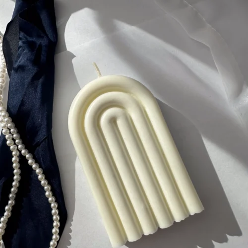 Świeca sojowa Łuk Tęczy – naturalna, ręcznie robiona dekoracja  -  Giftoria - zestawy prezentowe 2