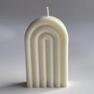 Świeca sojowa Łuk Tęczy – naturalna, ręcznie robiona dekoracja  -  Giftoria - zestawy prezentowe