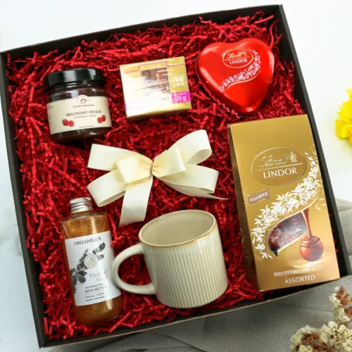 Zestaw prezentowy Premium Słodka niespodzianka - Giftoria - zestawy prezentowe Zestaw prezentowy Premium Słodka niespodzianka - Giftoria - zestawy prezentowe