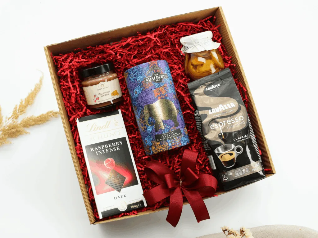 Zestaw Prezentowy z kawą ziarnistą Lavazza „Malinowe Rozkosze”  -  Giftoria - zestawy prezentowe