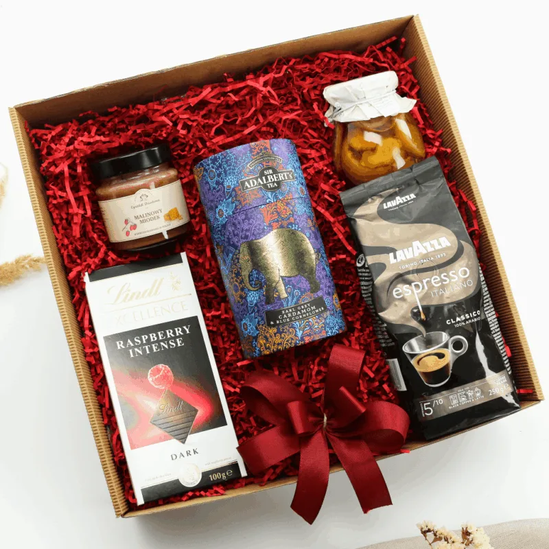 Zestaw Prezentowy z kawą ziarnistą Lavazza „Malinowe Rozkosze”  -  Giftoria - zestawy prezentowe 2