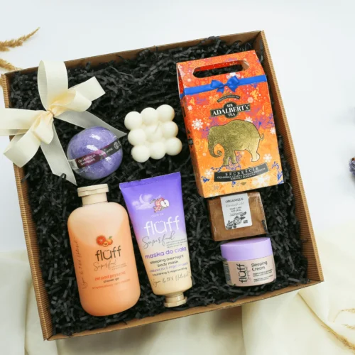 Szczęśliwy zestaw prezentowy dla niej