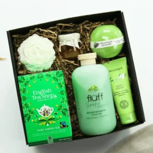 Zestaw Prezentowy „Energia Natury” – pielęgnacja, świeca sojowa, herbata  -  Giftoria - zestawy prezentowe 3