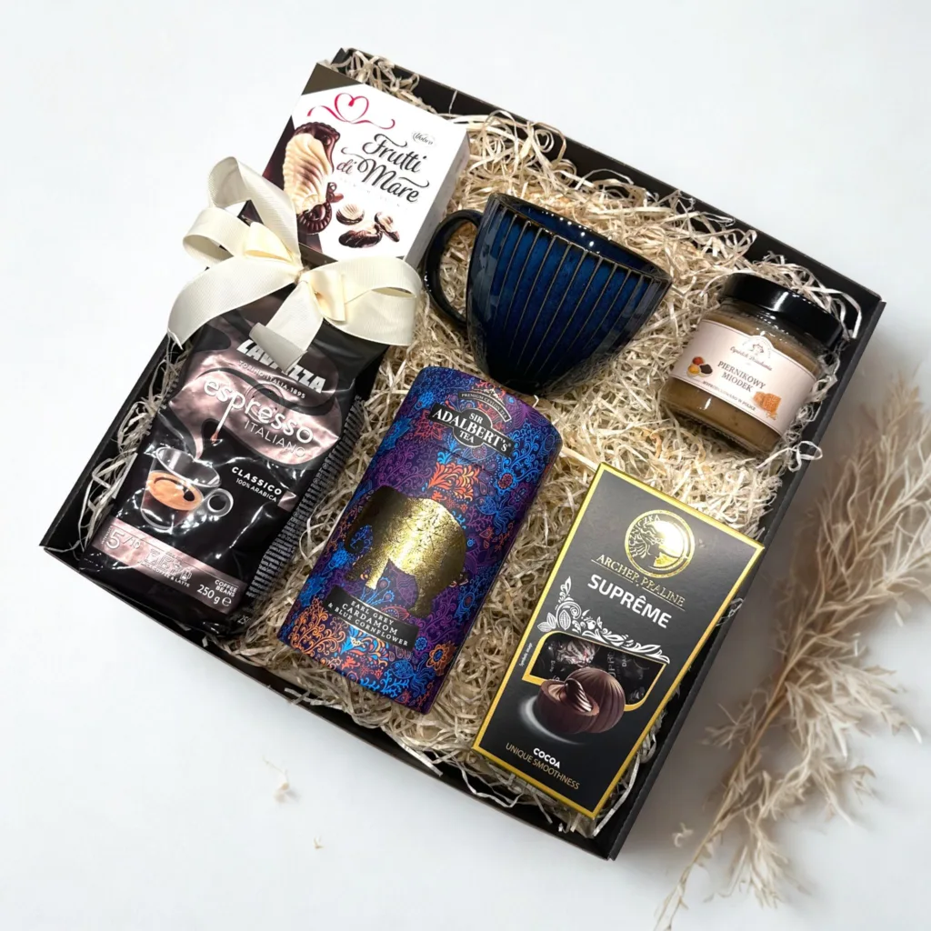 Zestaw Prezentowy „Aromat” – Upominek Premium dla Kontrahenta lub Miłośnika Smaku  -  Giftoria - zestawy prezentowe